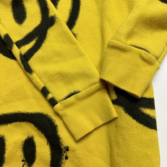 Yellow Smiley Face Kids Dress - Picture 3 of 7